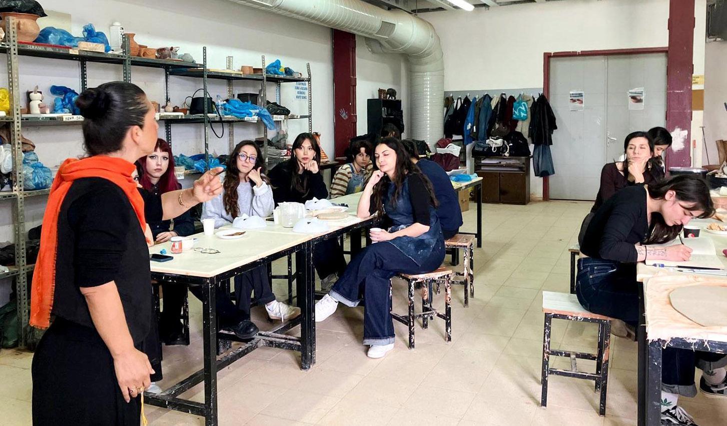 Masalla seramik dersi