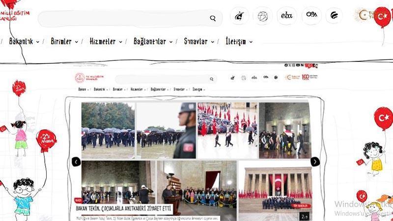 MEB’in internet sitesi, çocuklar için yenilendi