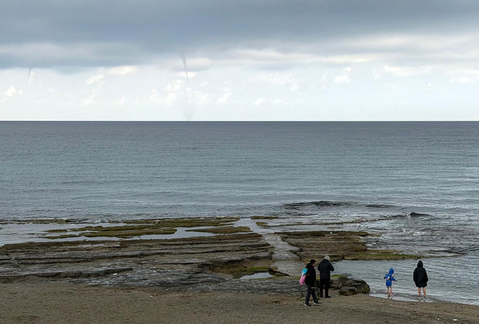Alanya’da denizde hortum çıktı