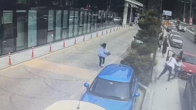 Kağıthane’de barışmak için eski sevgilisini çocuğa gasbettirmek istedi; o anlar kamerada