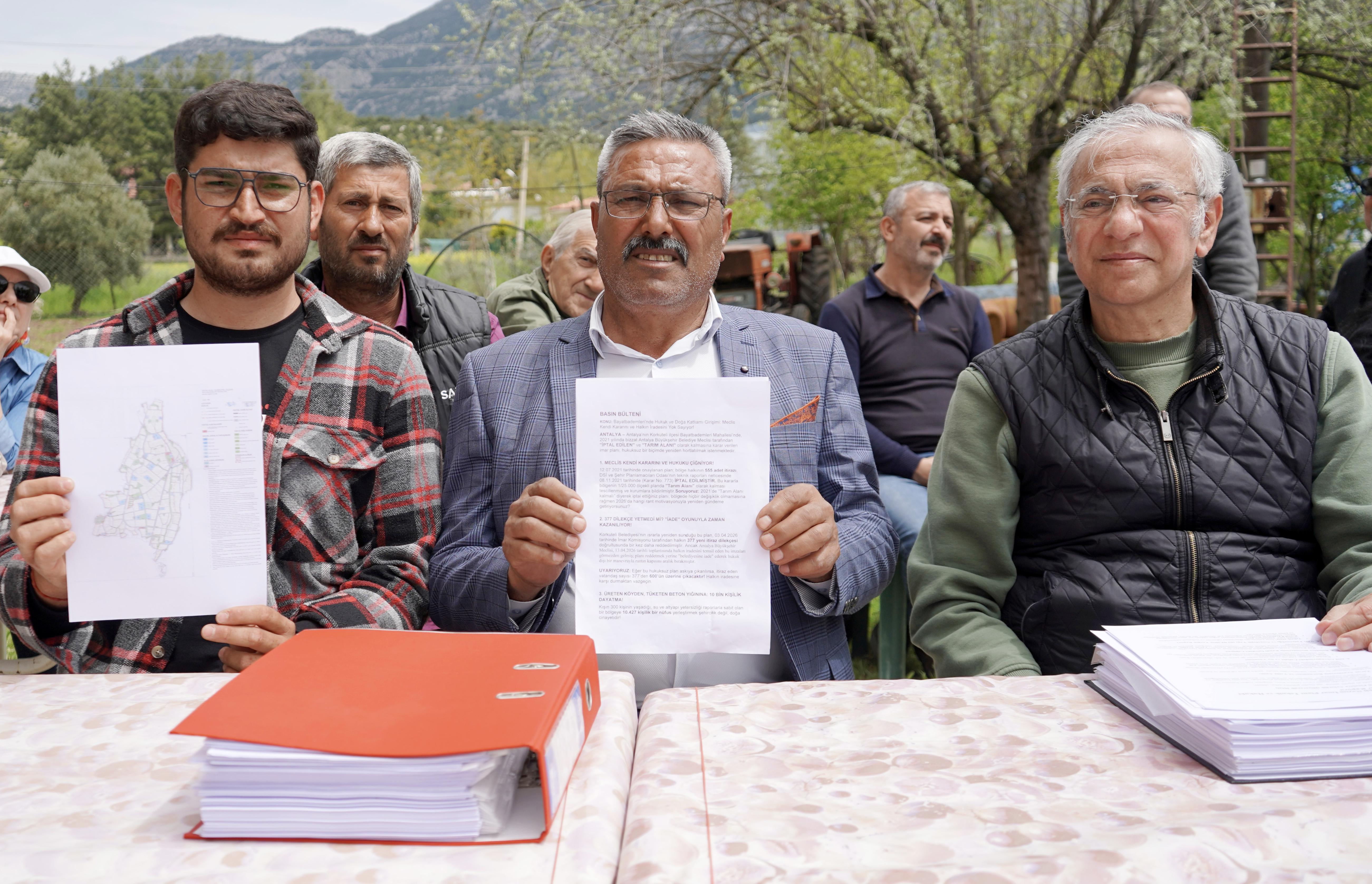 Bayatbademleri’nde imar tartışması