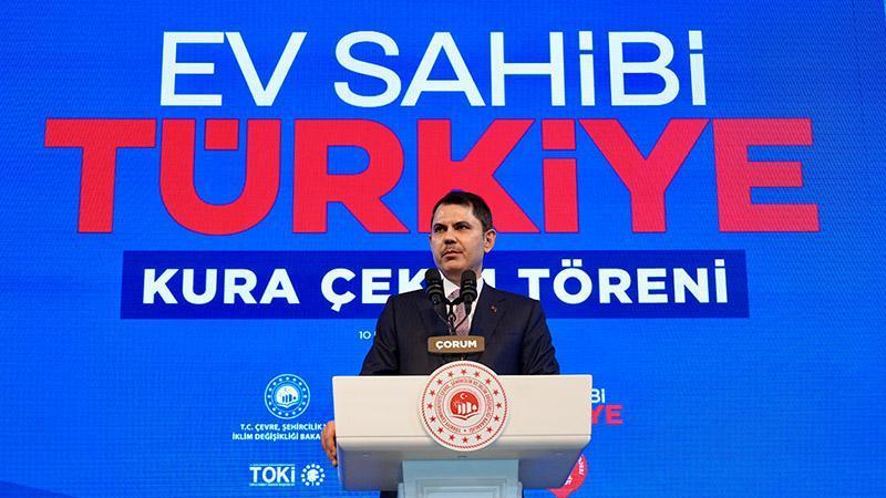 Bakan Kurum: Yüzyılın Konut Projesi’nde ilk aşama tamam