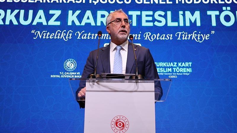 Türkiye’ye yatırım yapan 22 firmaya Turkuaz Kart