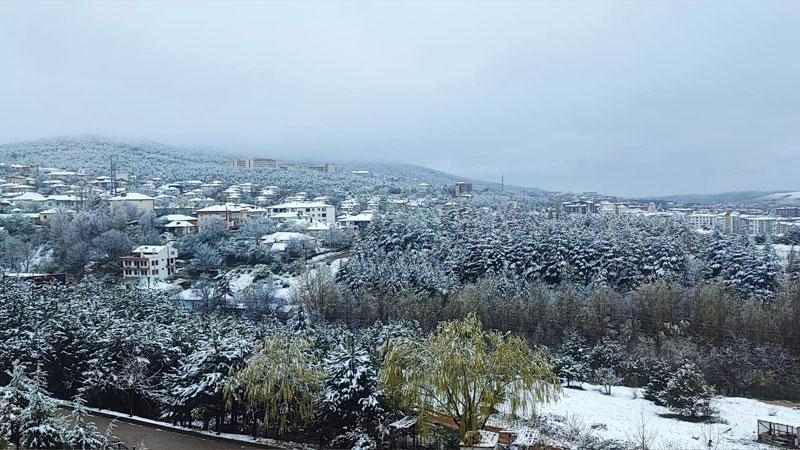 Yozgat’ta mayısta kar yağdı