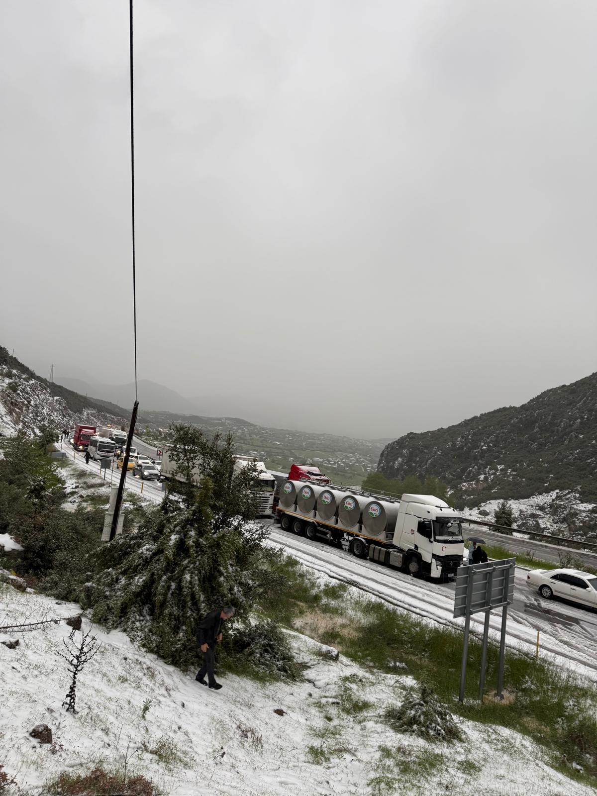 Antalya’da mayıs ayında kar sürprizi