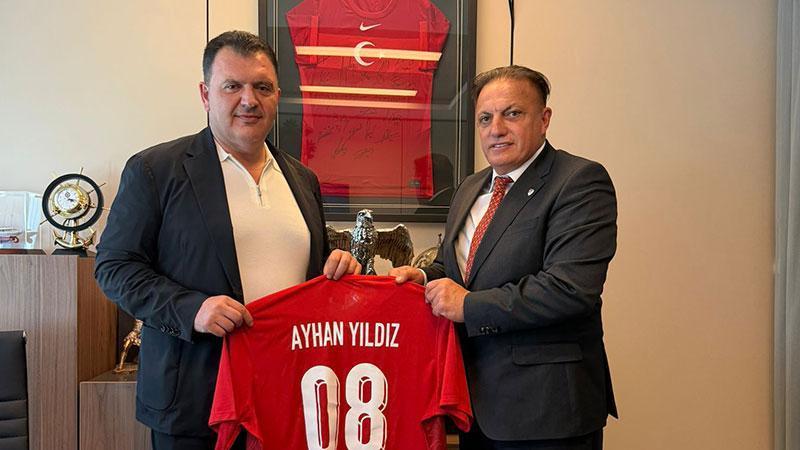 Avrupa Türk Futbol Federasyonu’ndan TFF’ye ziyaret