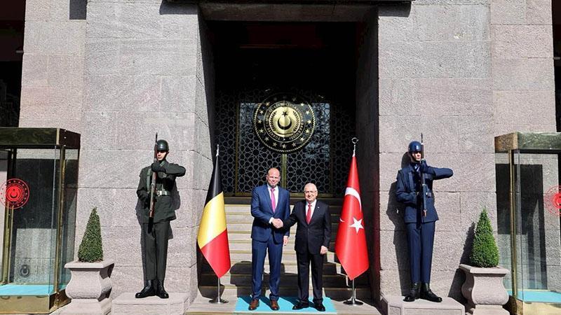 Bakan Güler, Belçikalı mevkidaşı Francken ile görüştü