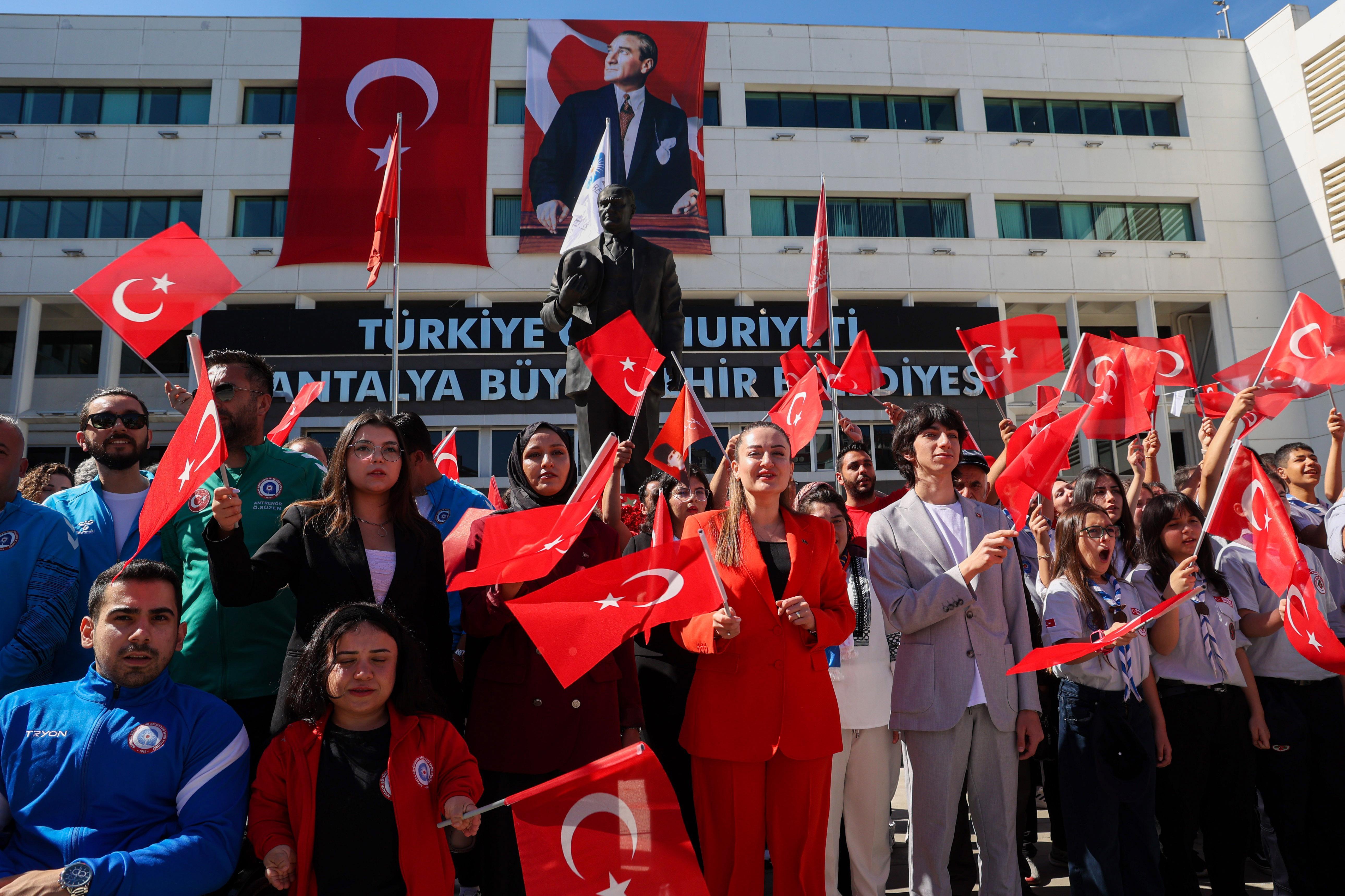 Büyükşehir Belediyesi’nde 19 Mayıs töreni