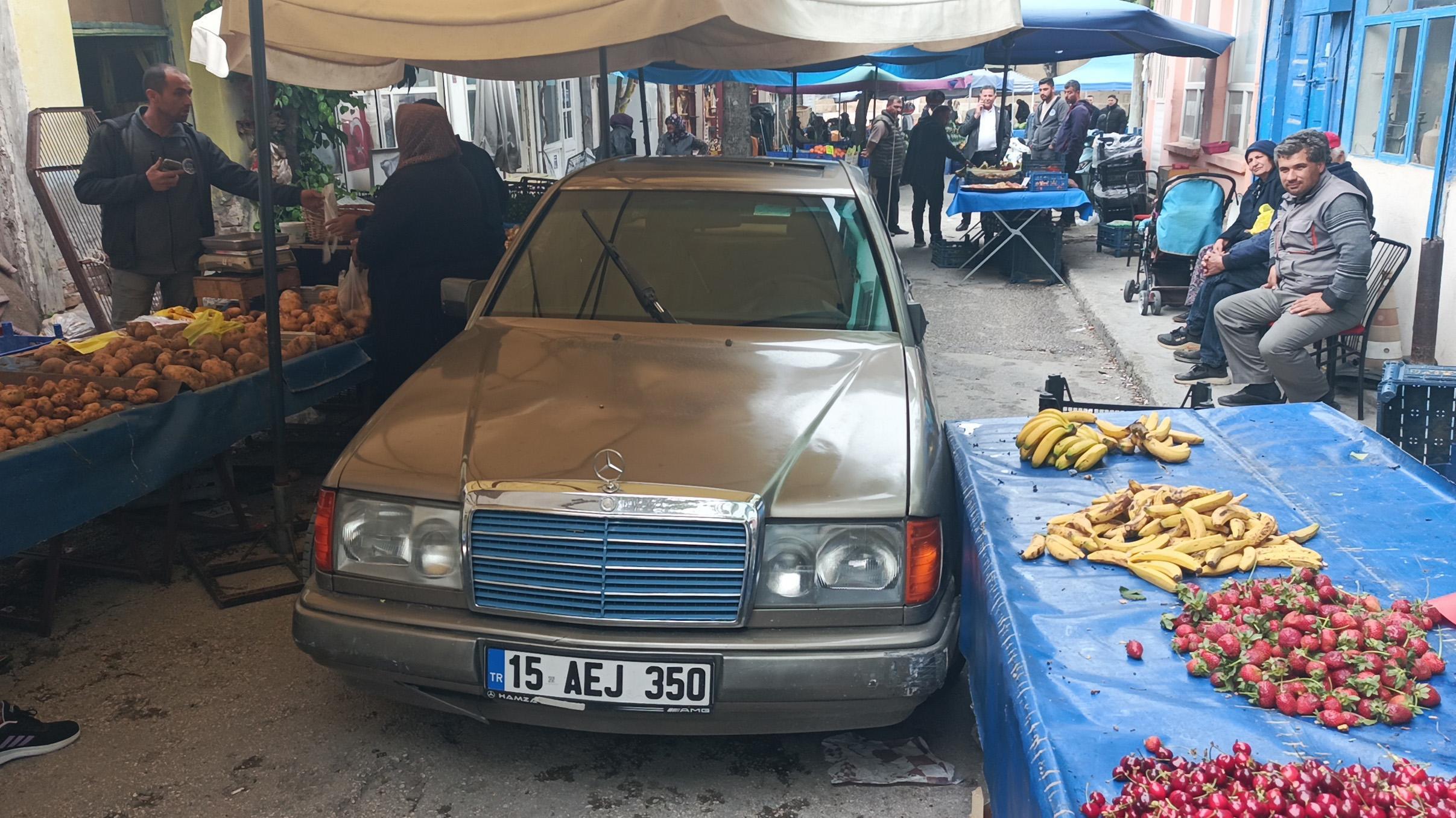 Otomobiliyle pazara giren alkollü ve ehliyetsiz sürücüye 65 bin TL ceza