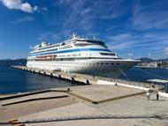 Bodrum'a sezonun son kruvaziyeri 634 turist getirdi