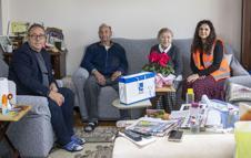 80 yaşındaki engelli Osman amcaya belediyeden ziyaret