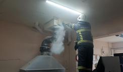 Temizlenmeyen bacadaki yangın korkuttu