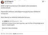 Antalya'da 4.9 büyüklüğünde deprem (2)