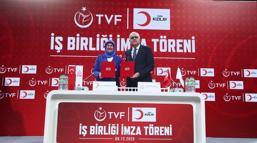 Türkiye Voleybol Federasyonu ile Türk Kızılay arasında iş birliği protokolü imzalandı