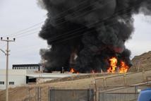 Kırıkkale'de kimya fabrikasında yangın