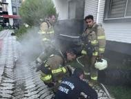 Edremit’te bodrum yangını: 6 kişi dumandan etkilendi