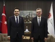 İletişim Başkanı Burhanettin Duran, TİKA Başkanı Eren ile görüştü