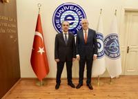 Ege Üniversitesinde rektörlük devir teslim töreni yapıldı