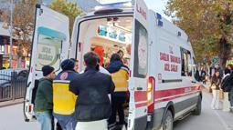 Amasya'da otomobil ile motosiklet çarpıştı; 1 yaralı