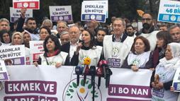 DEM Parti'den TBMM önünde 'bütçe' protestosu