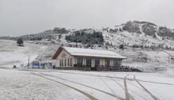 Keltepe, beyaza büründü