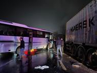 Sakarya'da zincirleme kaza: 12 yaralı