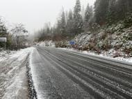 Bartın'ın yükseklerinde kar yağışı