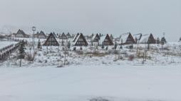 Yıldız Dağı, kar yağışıyla beyaza büründü