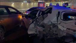 İstanbul -Çekmeköy’de 7 aracın karıştığı zincirleme kaza: 7 kişi yaralandı