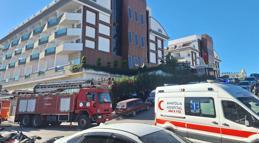 5 yıldızlı otelde yangın çıktı, müşteriler tahliye edildi (2)
