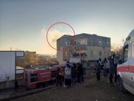 Diyarbakır’da 3 katlı evin son katında yangın