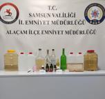 Samsun’da kaçak alkol operasyonu