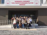 NEVÜ öğrencilerinden huzurevi ziyareti