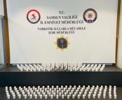 Samsun’da 14 bin 100 sentetik hap ele geçirildi
