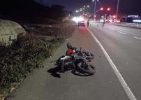 Devrilen motosikletteki Halil öldü