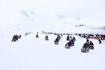 Erciyes Kayak Merkezi’nde yeni sezonun ilk hafta sonunda yoğunluk / Ek fotoğraflar