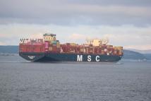 'MSC Türkiye', Çanakkale Boğazı'ndan geçti