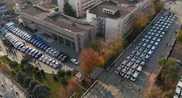 Batman'da emniyet ve jandarmaya tahsis edilen 151 araç, törenle teslim edildi
