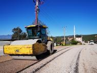 Alanya'da asfalt çalışması