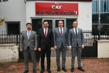 Kaymakam Türker meslektaşlarını ağırladı