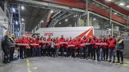 Aras Kargo’nun idari kadrosu kampanya döneminde sahadaki ekiplere destek verdi