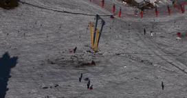 Uludağ'daki kayak pistleri yürüyüş ve kızak alanına dönüştü