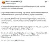 Bakan Göktaş: Tek vatandaşın sokakta kalmaması için teyakkuz halindeyiz