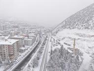 Gümüşhane’de 102 köy yolu kardan kapandı