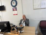 Görme engelli santral görevlisi, hastanenin sesi oldu