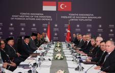 Ankara'da Türkiye-Endonezya Dışişleri ve Savunma Bakanları Toplantısı