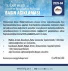 Elazığ’da eğitime kar engeli