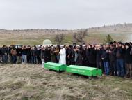 Yüzeyi buz tutan gölette cansız bedenleri bulunan 2 çocuk toprağa verildi