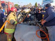 Manisa'da traktör ile otomobil çarpıştı: 1 ağır yaralı