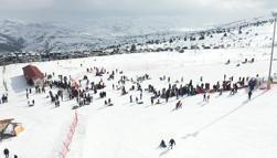 Yıldız Dağı Kayak Merkezi'nde sömestir yoğunluğu